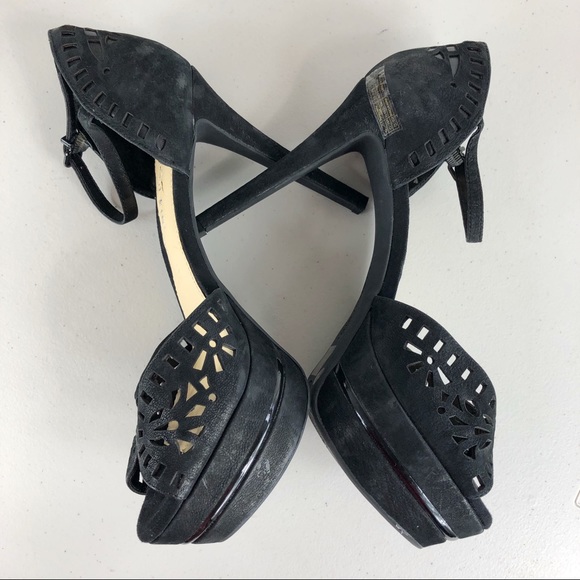 Gianni Bini Black High Heel Sandals Size 9.5 M - Picture 5 of 8